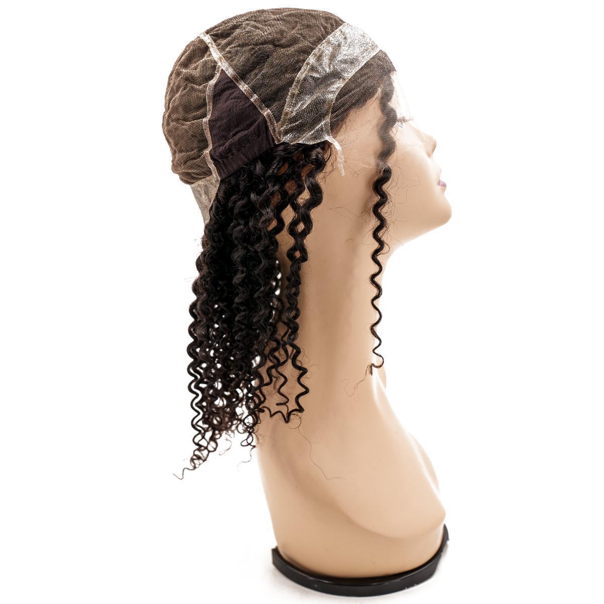 Curly Mono Lace Front PU Medical Wig Curly Mono Lace Front PU Medical Wig