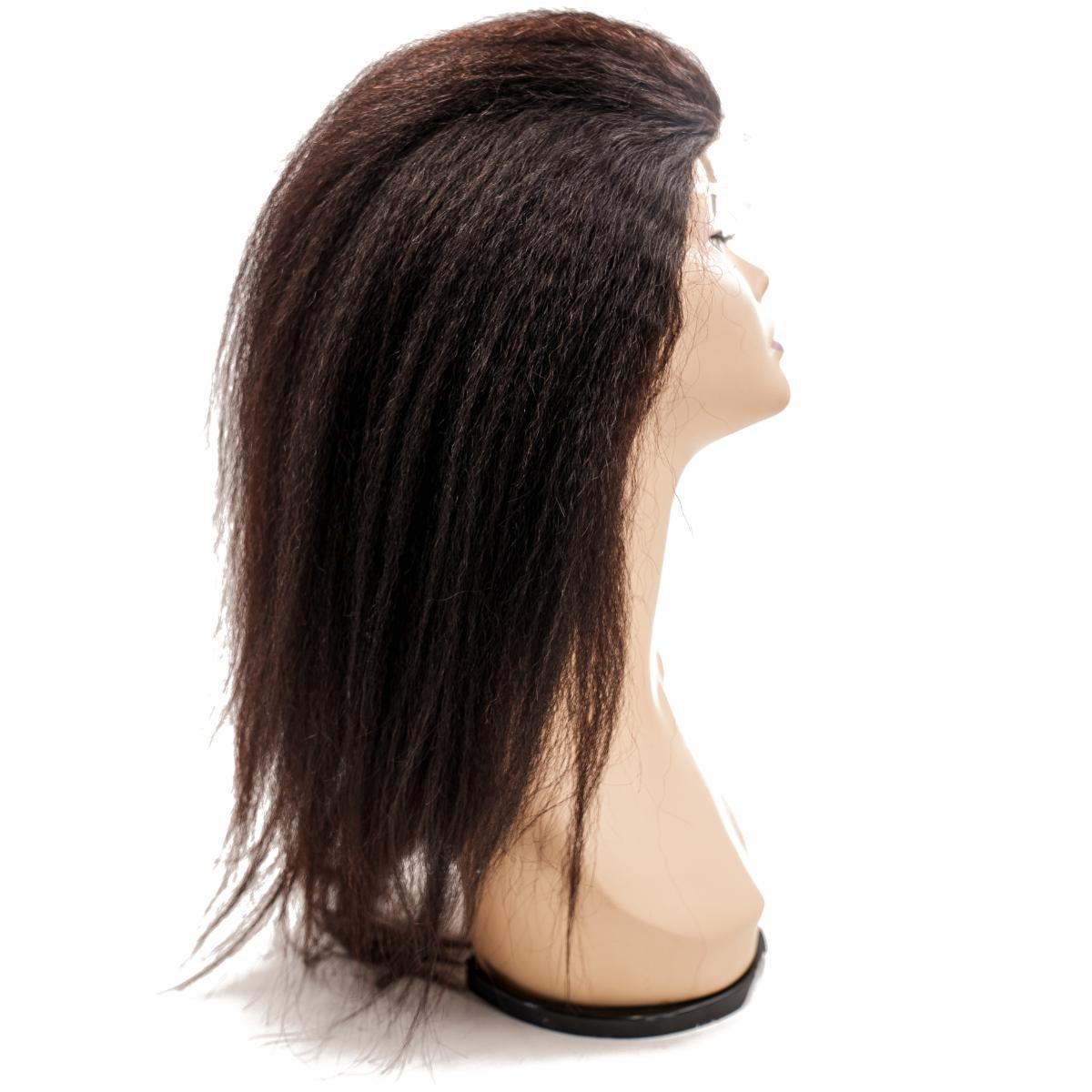Kinky Straight Silicone Skin Medical Wig Kinky Straight Silicone Skin Medical Wig