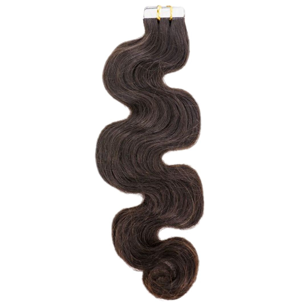 Raw Body Wave 100% Human Hair Tape-In Extensions Raw Body Wave 100% Human Hair Tape-In Extensions