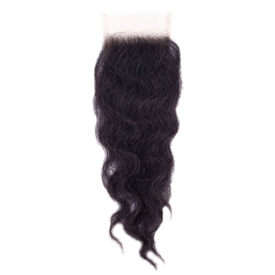 Raw Indian Curly 4x4 Transparent Closure Raw Indian Curly 4x4 Transparent Closure