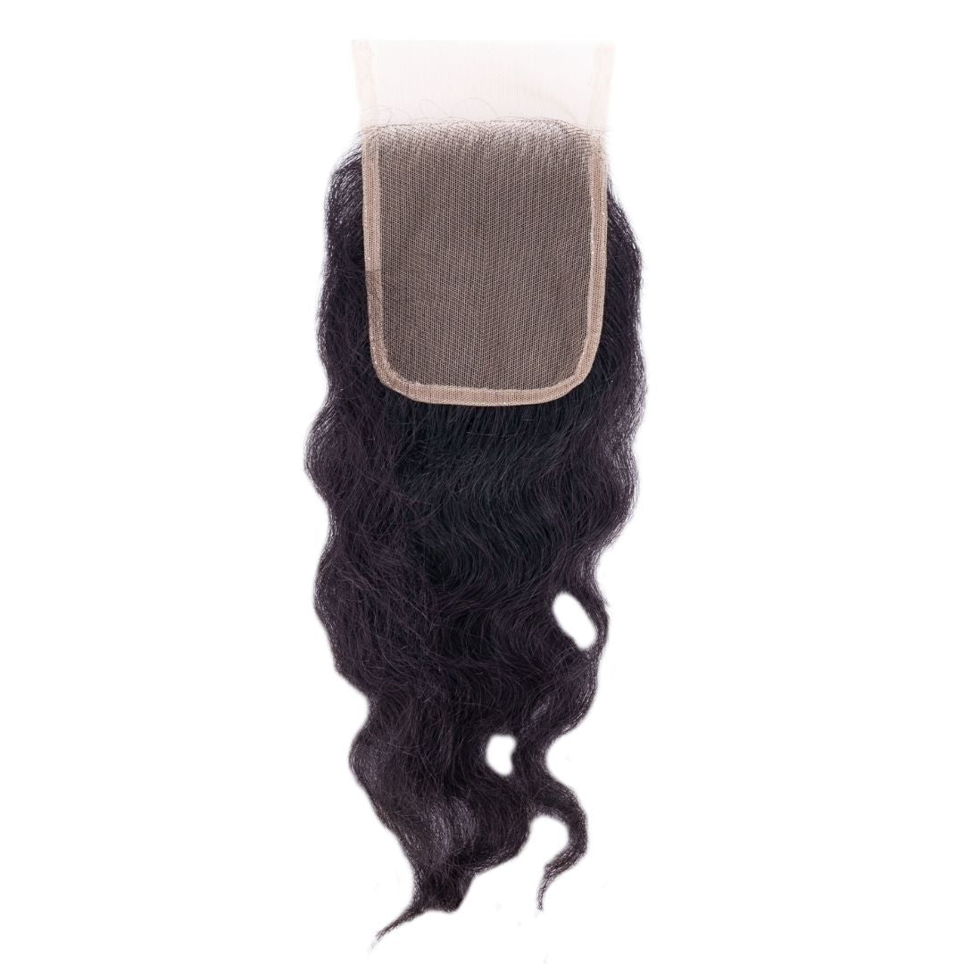 Raw Indian Curly 4x4 Transparent Closure Raw Indian Curly 4x4 Transparent Closure