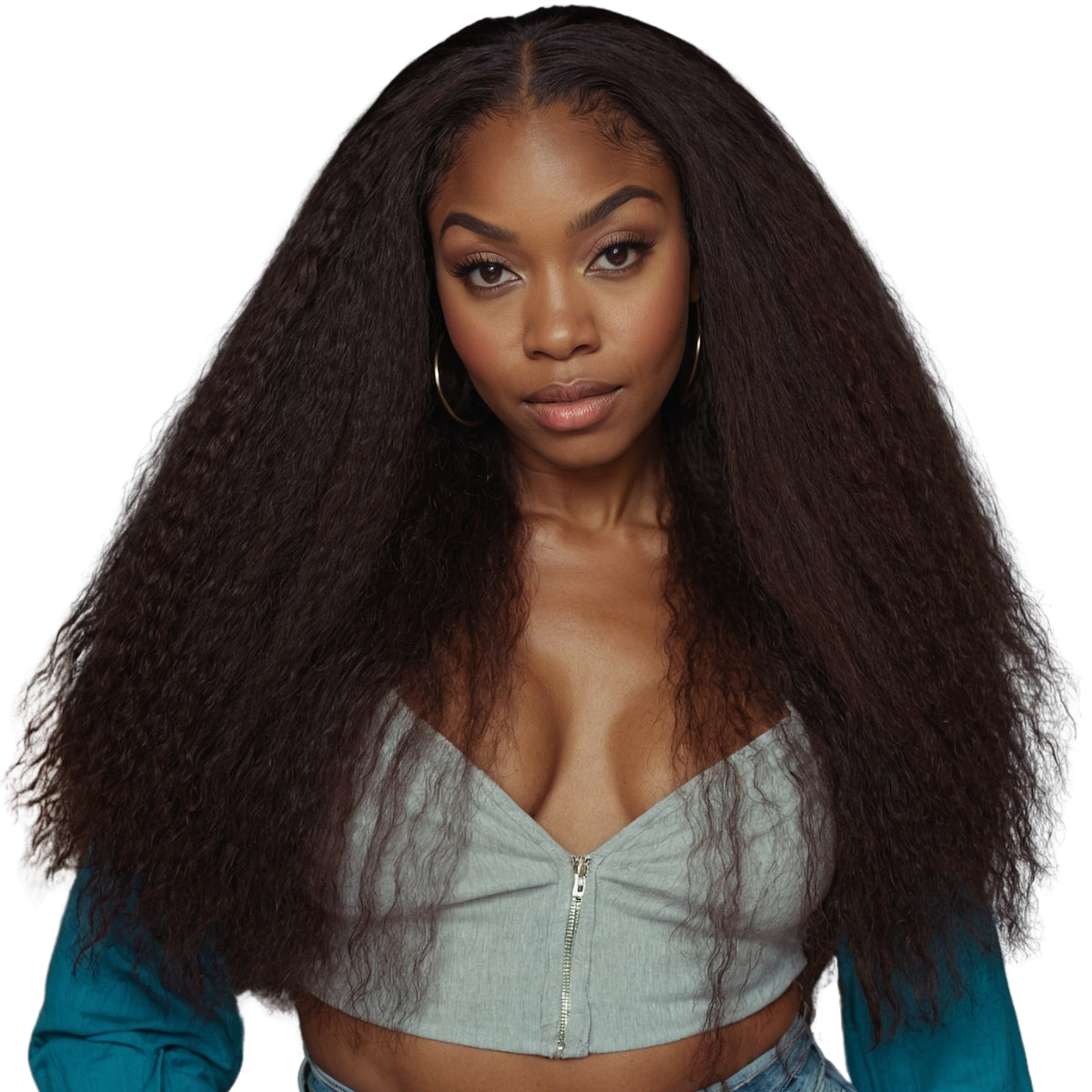 Kinky Straight Tape-In Extensions Kinky Straight Tape-In Extensions