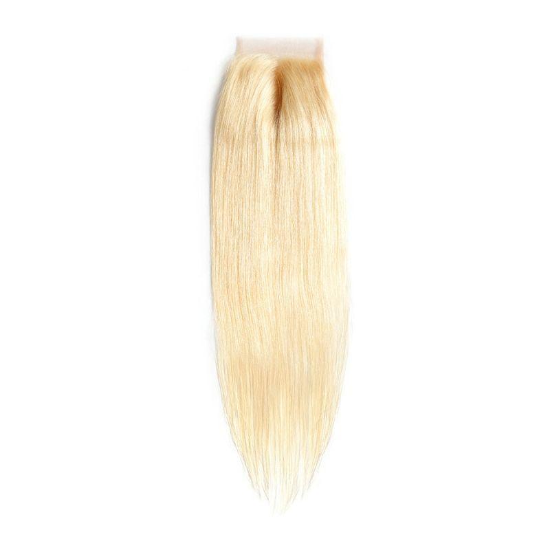 Russian Blonde Brazilian Straight Closure Russian Blonde Brazilian Straight Closure