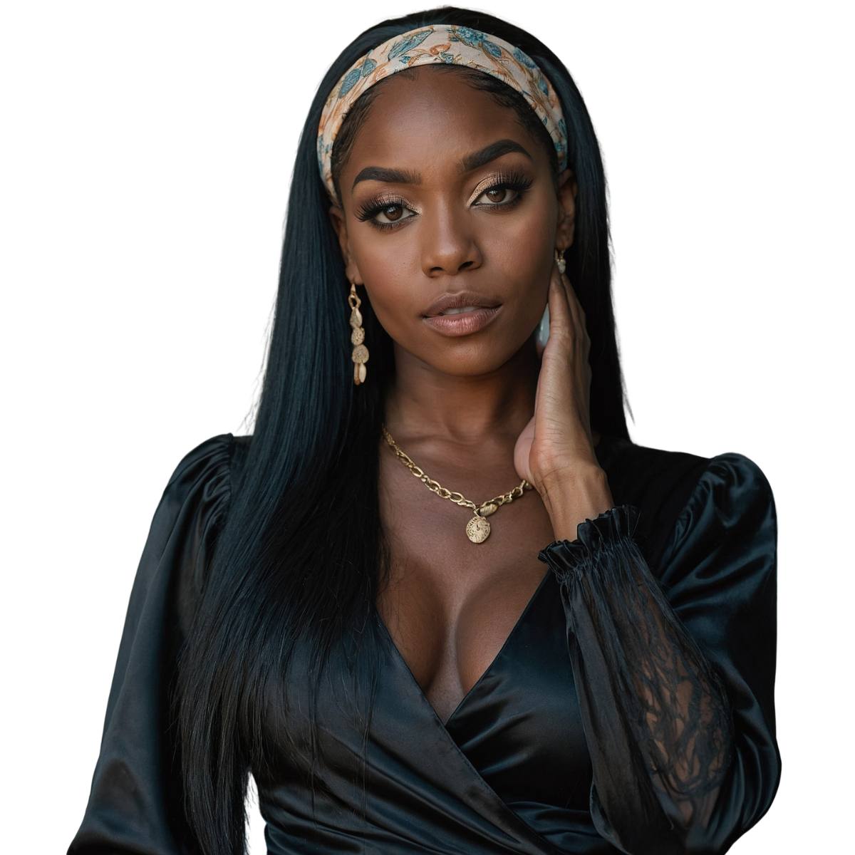 Straight Headband Wig Straight Headband Wig