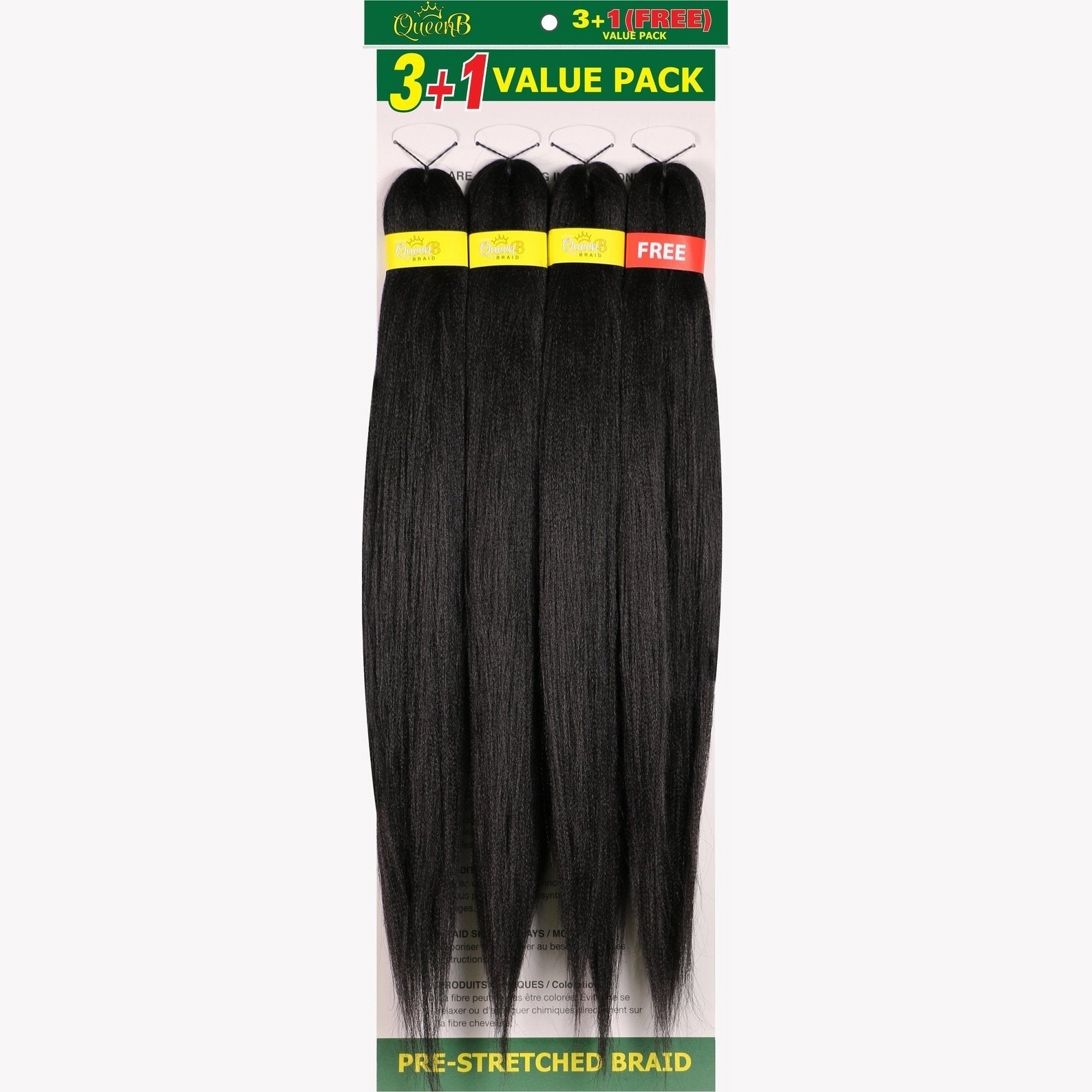 Queen B Pre-Stretched Value Pack Queen B Pre-Stretched Value Pack