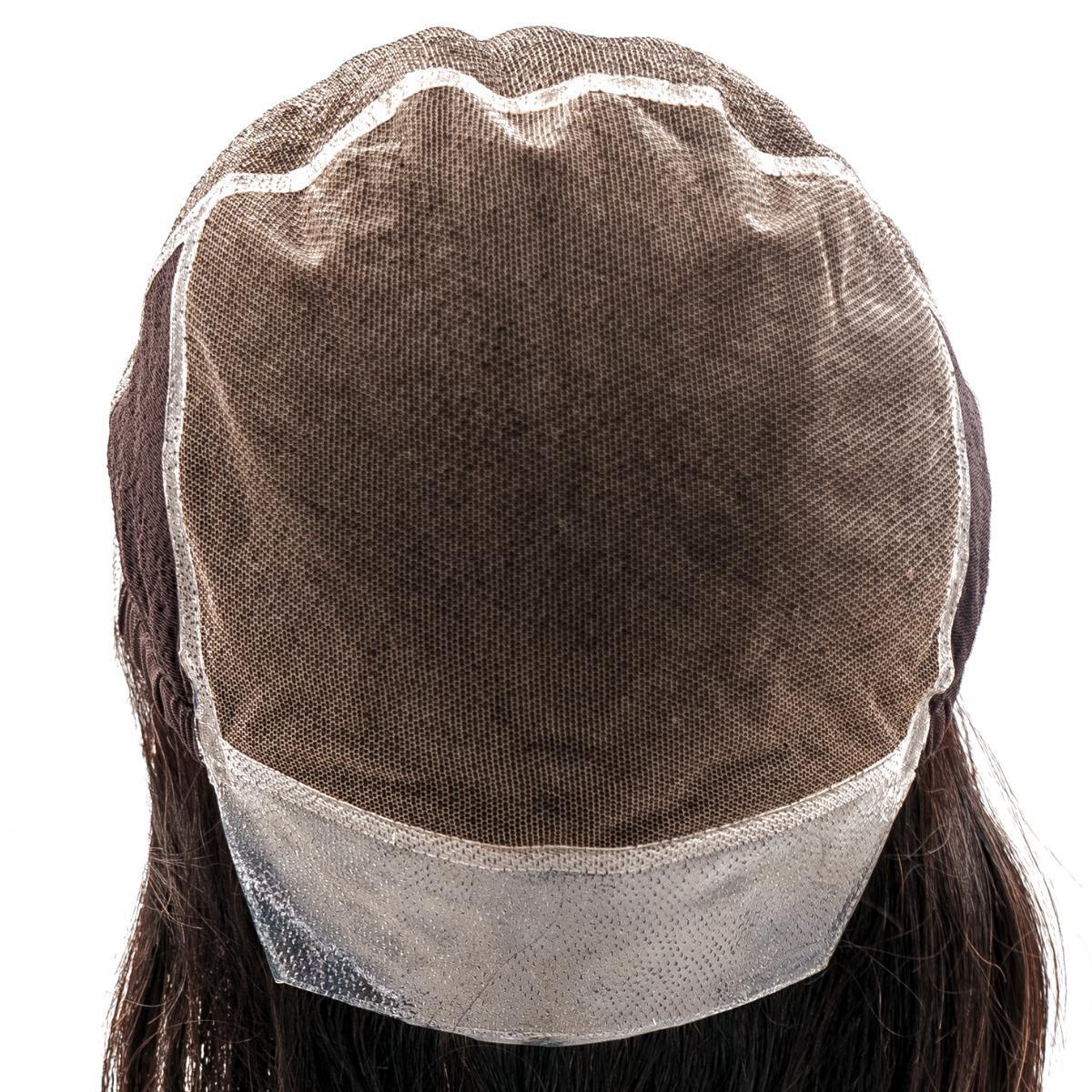 Straight Mono Lace Front PU Medical Wig Straight Mono Lace Front PU Medical Wig