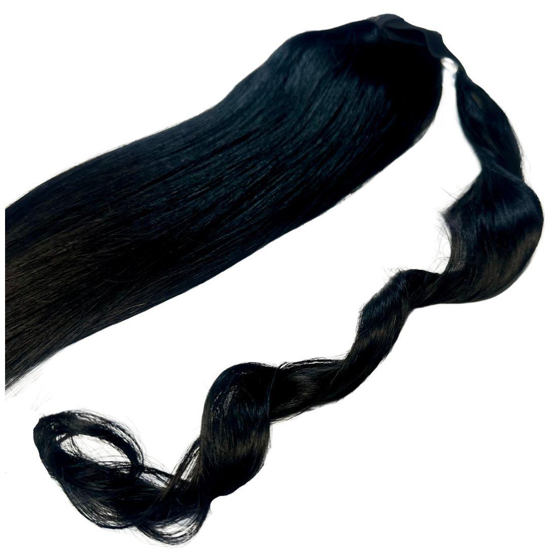 Jet Black Ponytail Jet Black Ponytail