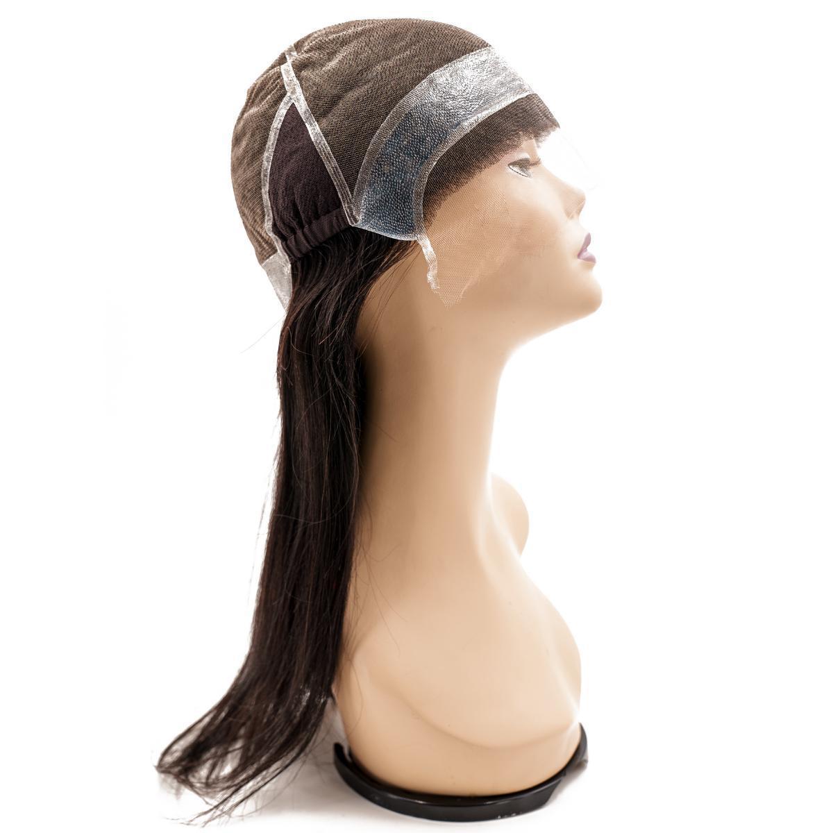 Straight Mono Lace Front PU Medical Wig Straight Mono Lace Front PU Medical Wig