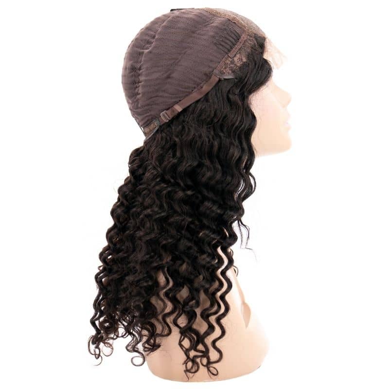 Deep Wave 4x4 Transparent Closure Wig Deep Wave 4x4 Transparent Closure Wig