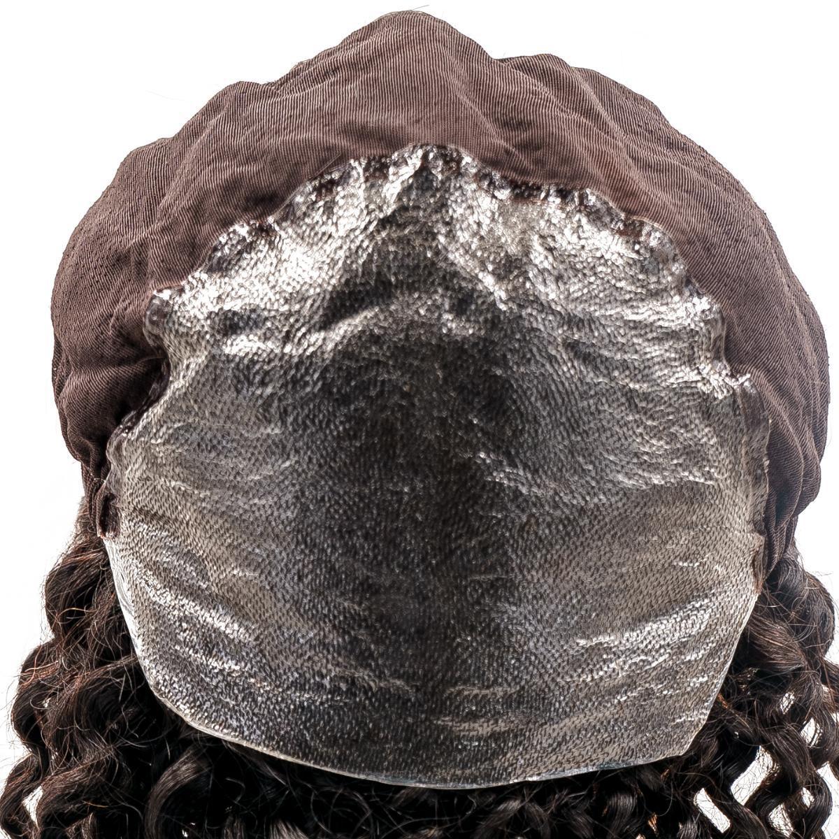 Curly Skin Polyurethane Medical Wig Curly Skin Polyurethane Medical Wig