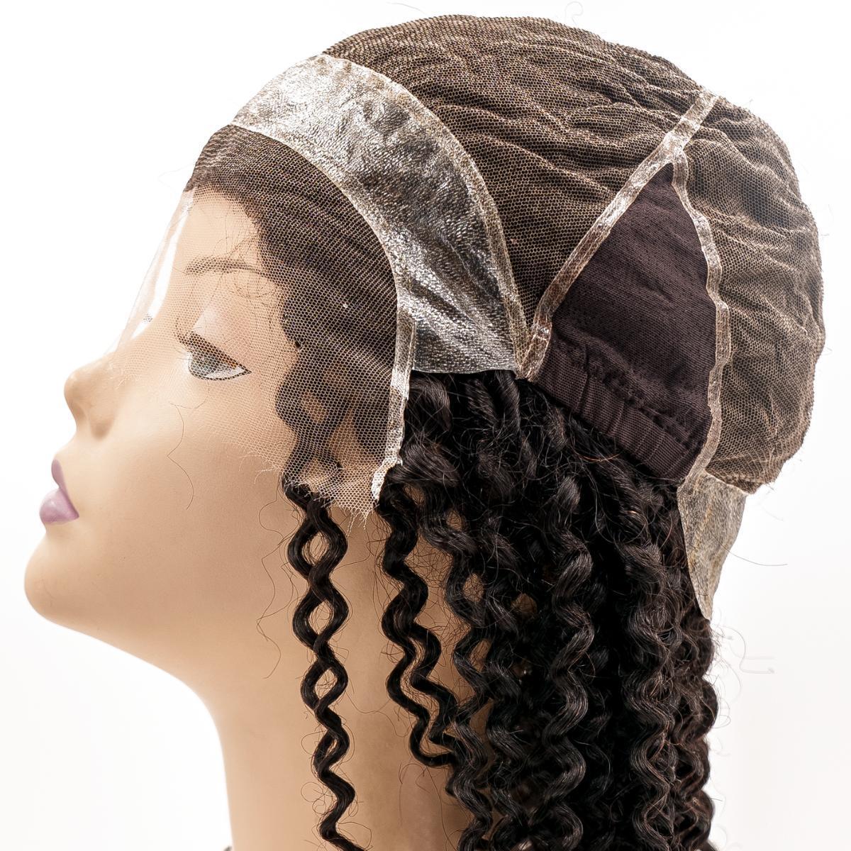 Curly Mono Lace Front PU Medical Wig Curly Mono Lace Front PU Medical Wig