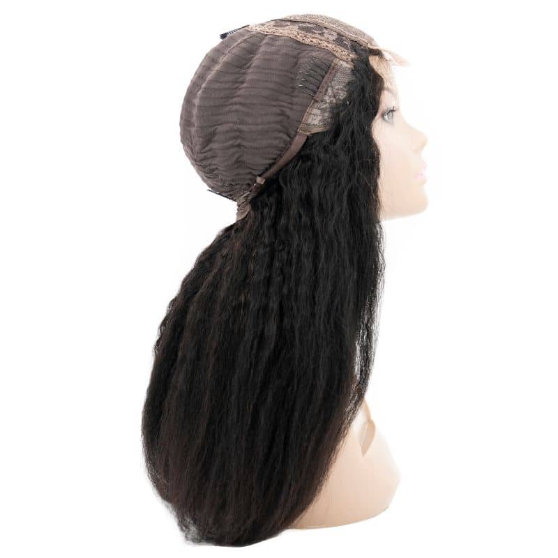 Kinky Straight 4x4 Transparent Closure Wig Kinky Straight 4x4 Transparent Closure Wig