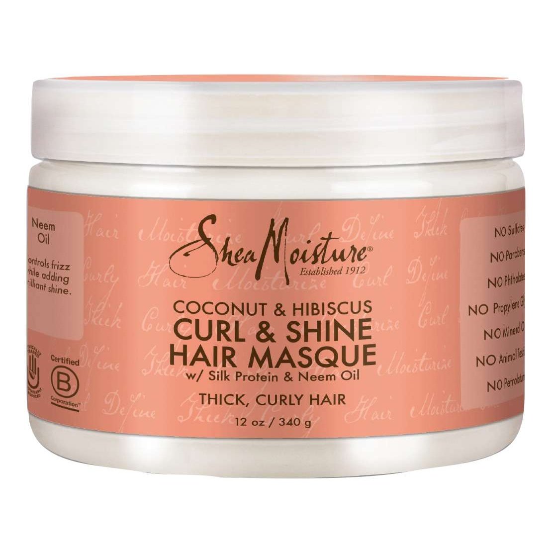 Shea Moisture Coconut Hibiscus Curl Shine Hair Masque Shea Moisture Coconut Hibiscus Curl Shine Hair Masque