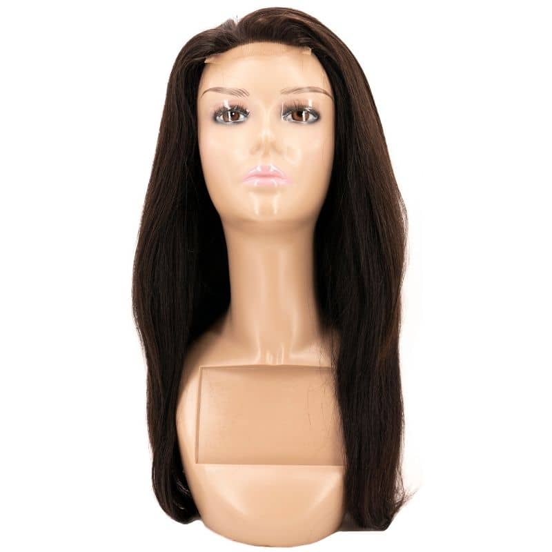 Straight 4x4 Transparent Closure Wig Straight 4x4 Transparent Closure Wig